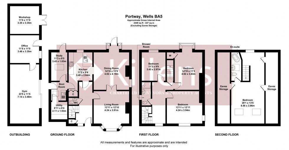 Floorplan for Wells, Somerset