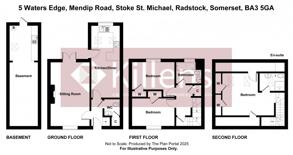 Floorplan for Stoke St. Michael, Radstock, Somerset