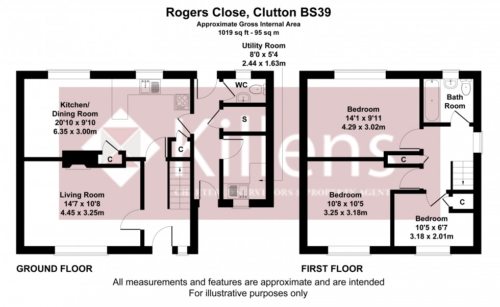 Floorplan for Clutton, Bristol, Somerset