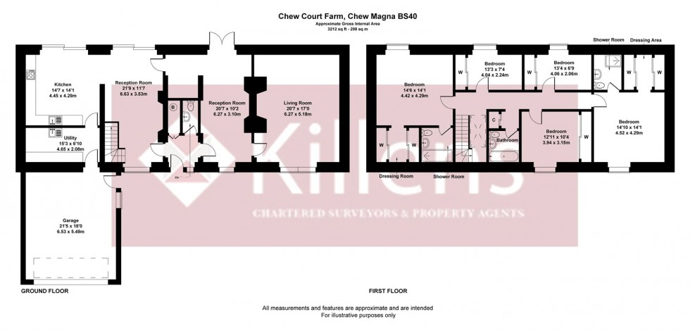 Floorplan for Chew Magna, Bristol, Somerset