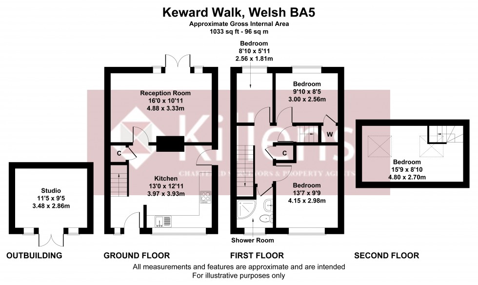 Floorplan for Wells, Somerset