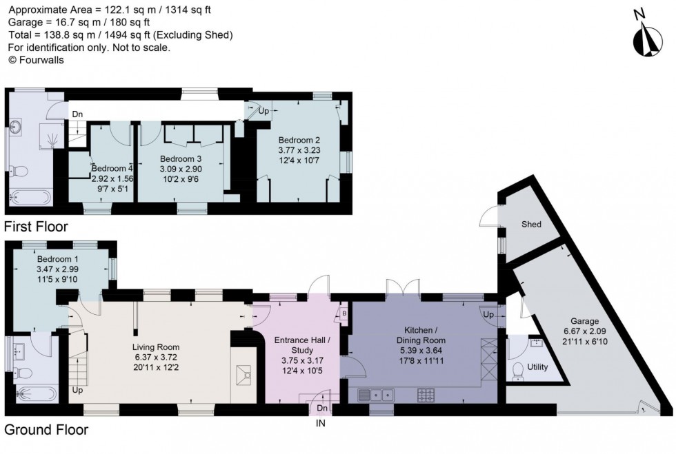Floorplan for Blagdon, Bristol, Somerset