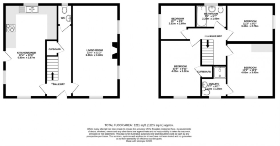 Floorplan for Somerton, Somerset