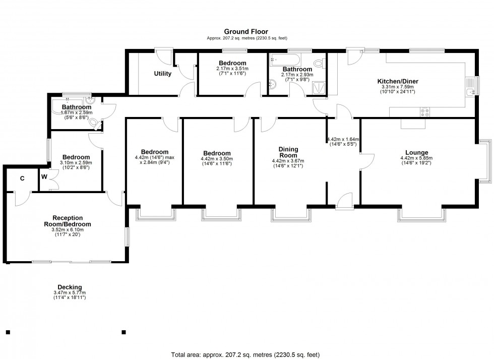 Floorplan for Shipham, Somerset