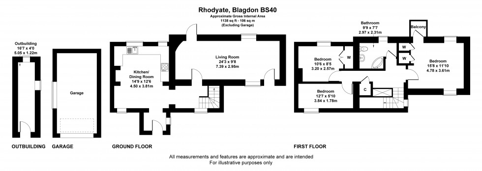 Floorplan for Blagdon, Bristol, Somerset