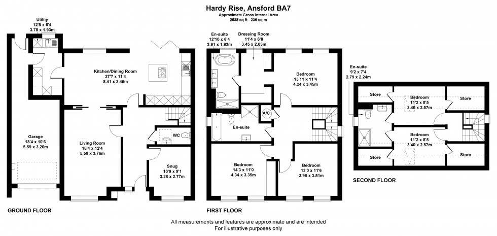 Floorplan for Ansford, Castle Cary, Somerset