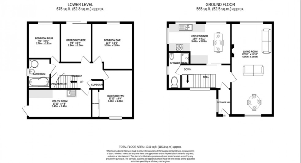 Floorplan for Glastonbury, Somerset