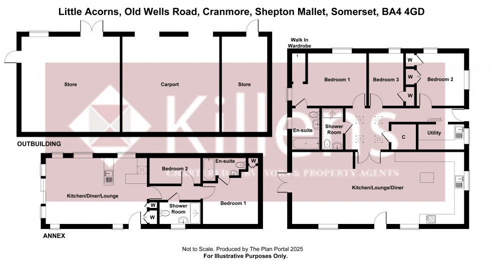 Floorplan for Cranmore, Shepton Mallet, Somerset