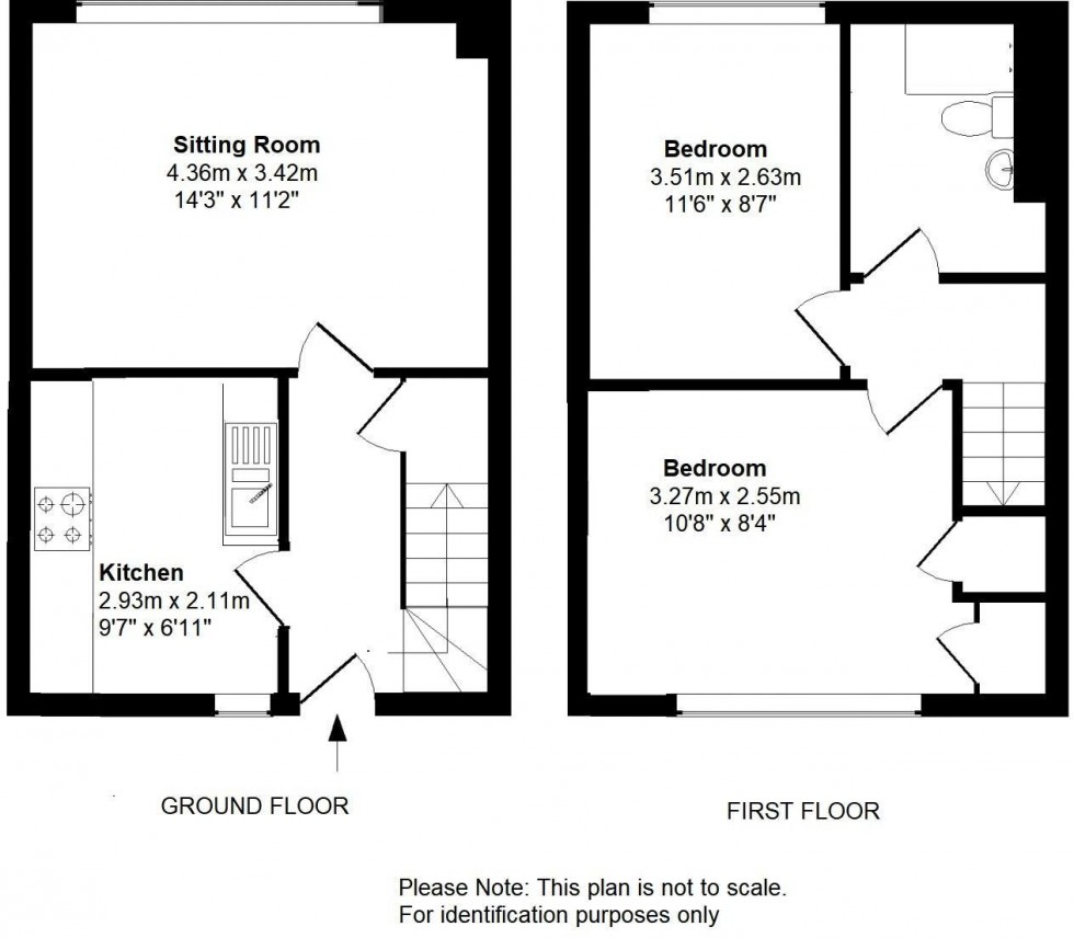 Floorplan for South Horrington Village, Wells, Somerset