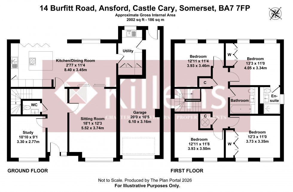 Floorplan for Ansford, Castle Cary, Somerset