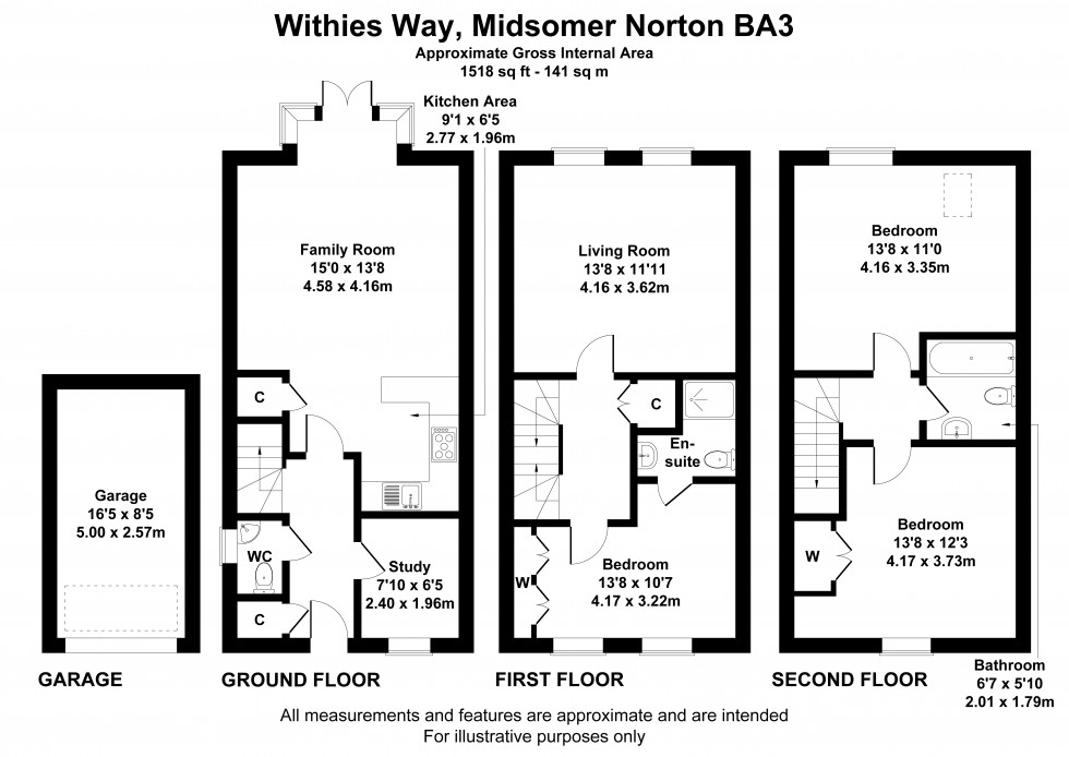 Floorplan for Midsomer Norton, Radstock, Somerset