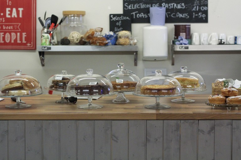 Great Coffees, Cakes and Savouries available from the Lookout Café!